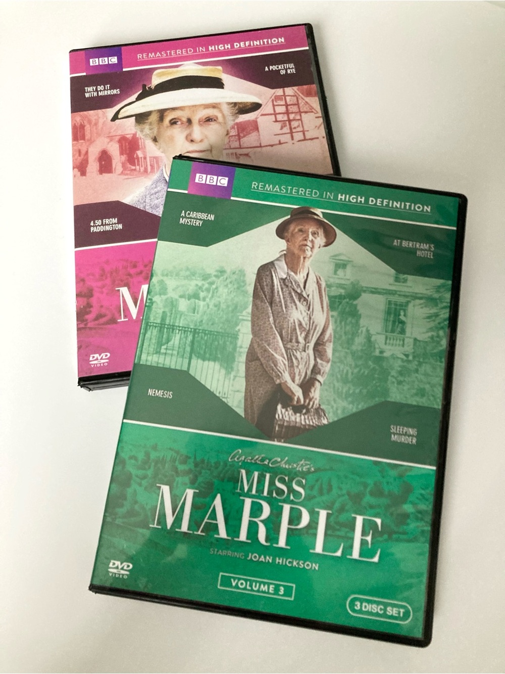 Agatha Christie Miss Marple TV show DVD set with Joan Hickson